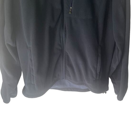 L.L.‎ Bean Men's Size Large Blue Fleece Full Zip Outdoor Sweater - Picture 3 of 8